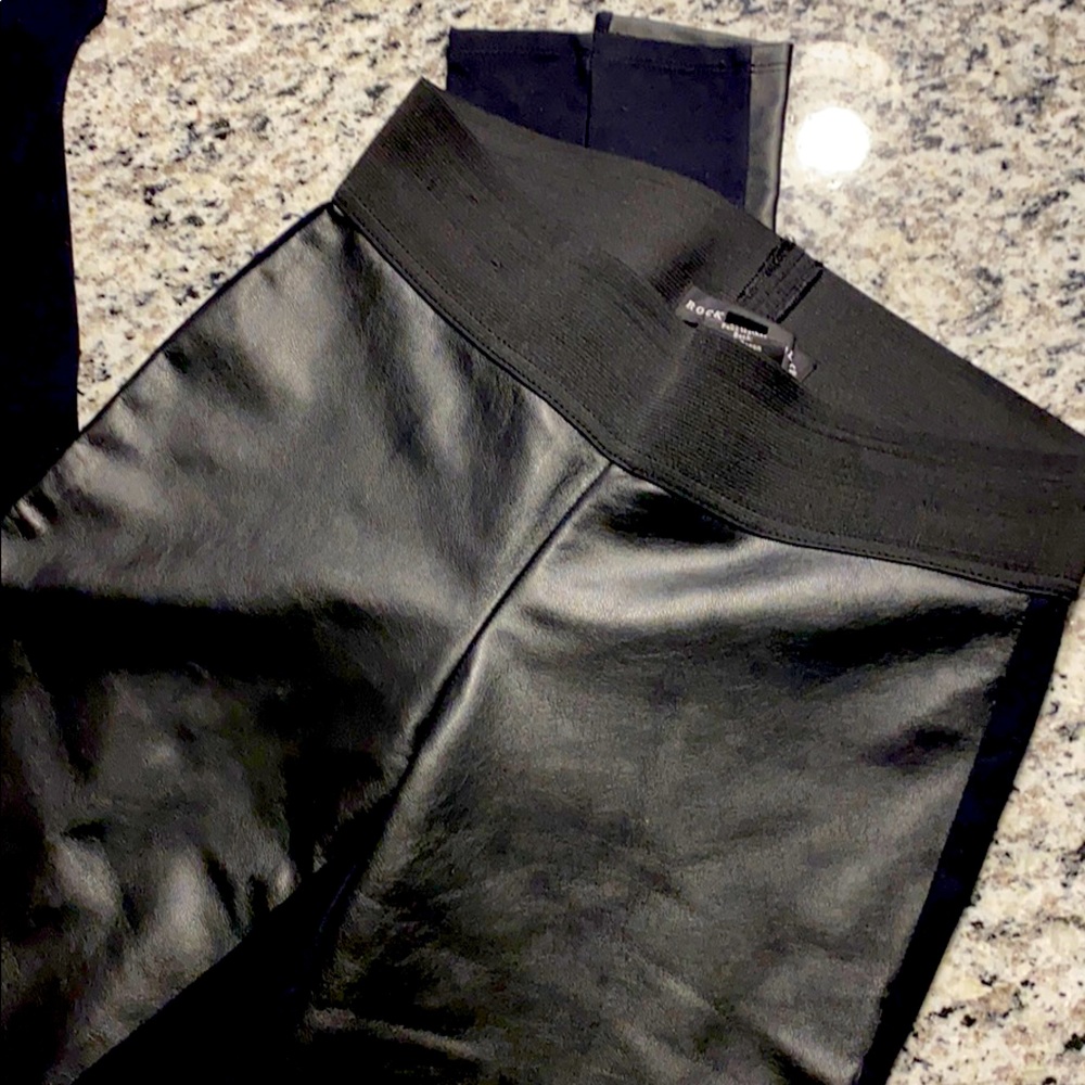 Pleather pants